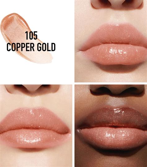 dior addict lip maximizer copper gold